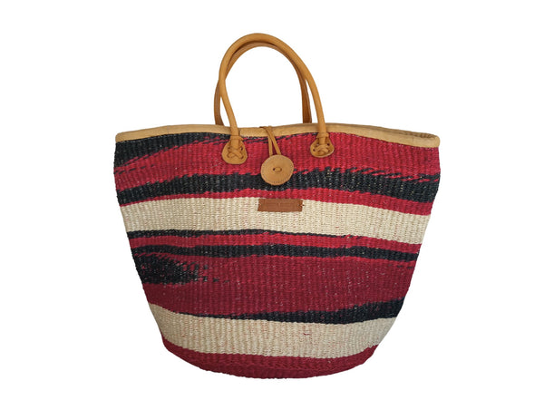 SAWA SAWA Boldly Endure - Bolso de playa de sisal hecho a mano