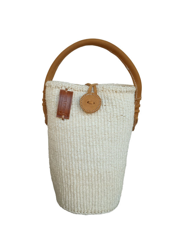 Peace Handmade Sisal Wine Gift Bag