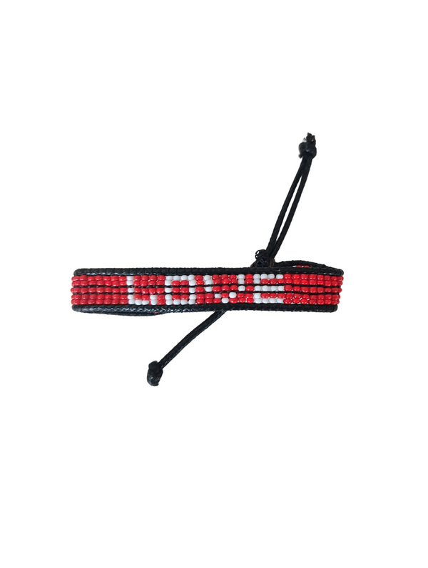 Red Love Beaded Bracelet – Handmade with Purpose