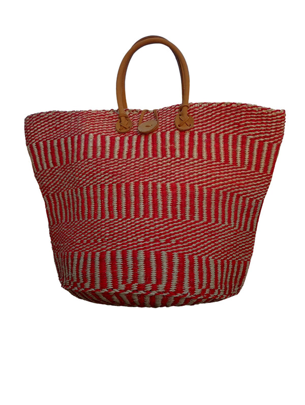 SAWA SAWA red and white basket