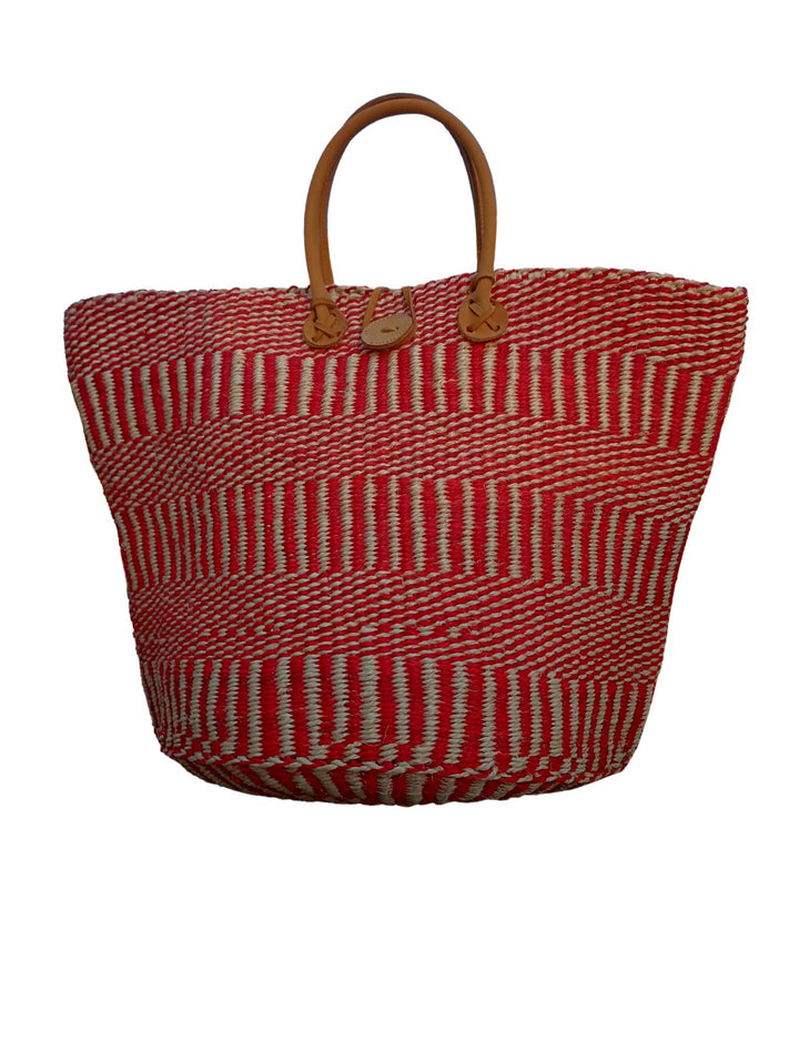 SAWA SAWA red and white basket