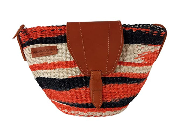 Bolso bandolera de sisal hecho a mano Dawn