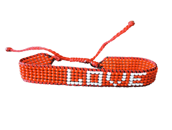 Radiant Love Hand Beaded Friendship Bracelet